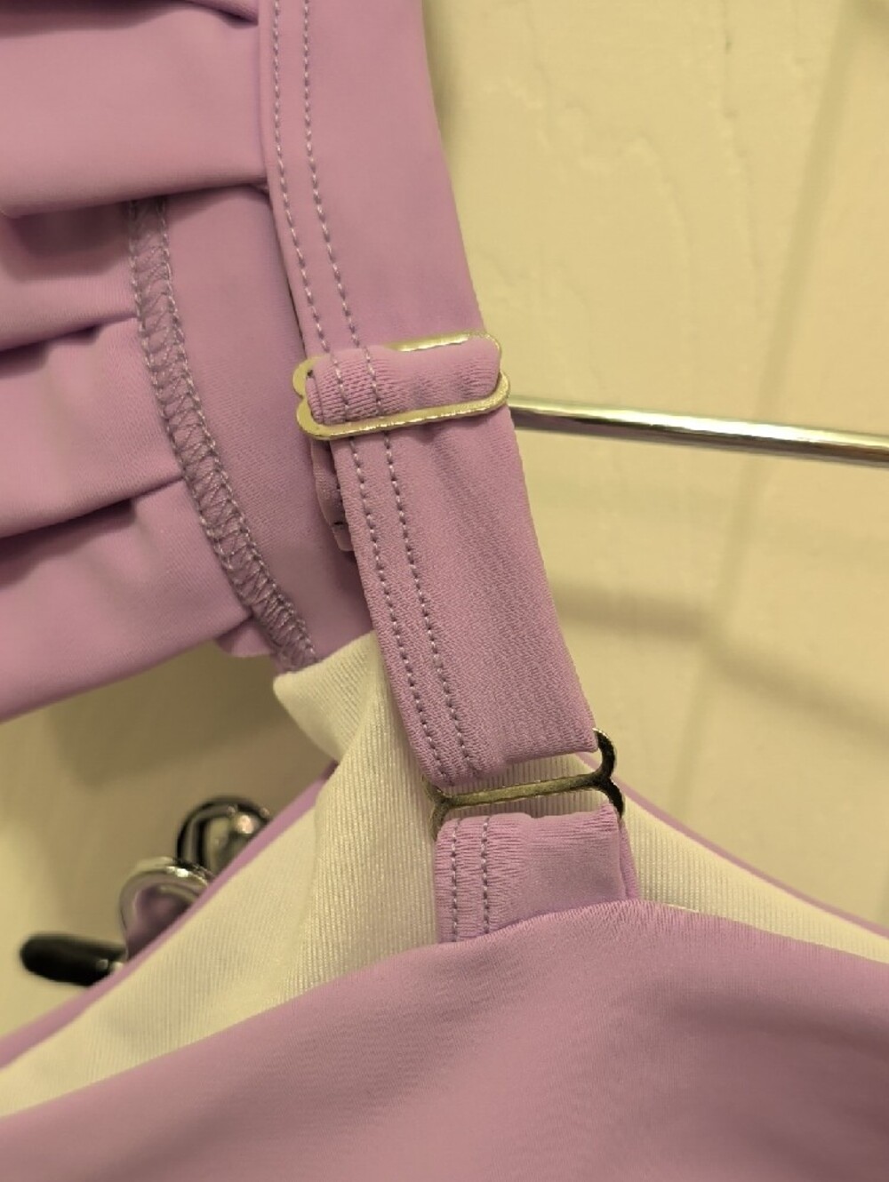 Lulupop Lilac and White Pole Fitness Outfit - Picture 10 of 16